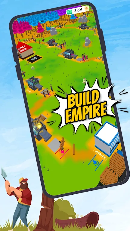 Lumber Tycoon Inc : Idle build ภาพหน้าจอ 0