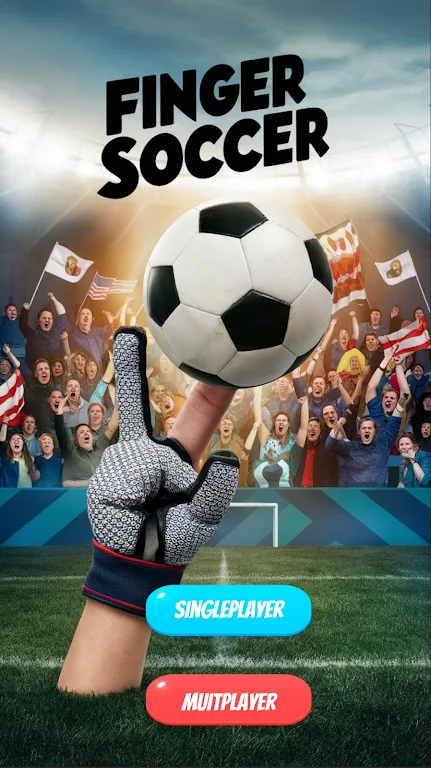 Finger Soccer Mutiplayer 1 Ảnh chụp màn hình 0