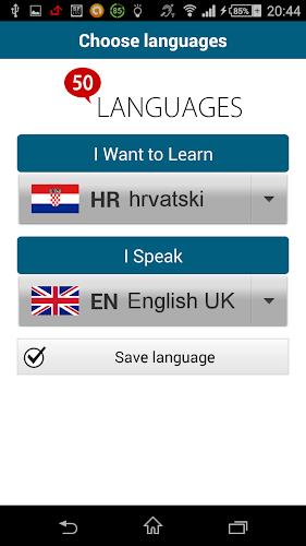 Learn Croatian - 50 languages Zrzut ekranu 1