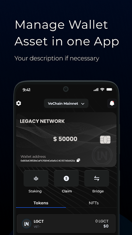 Legacy Wallet Screenshot 0