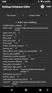 SetEdit SettingsDatabaseEditor Captura de pantalla 0