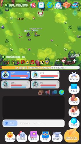 TinyWorld-Idle mmorpg Captura de tela 0