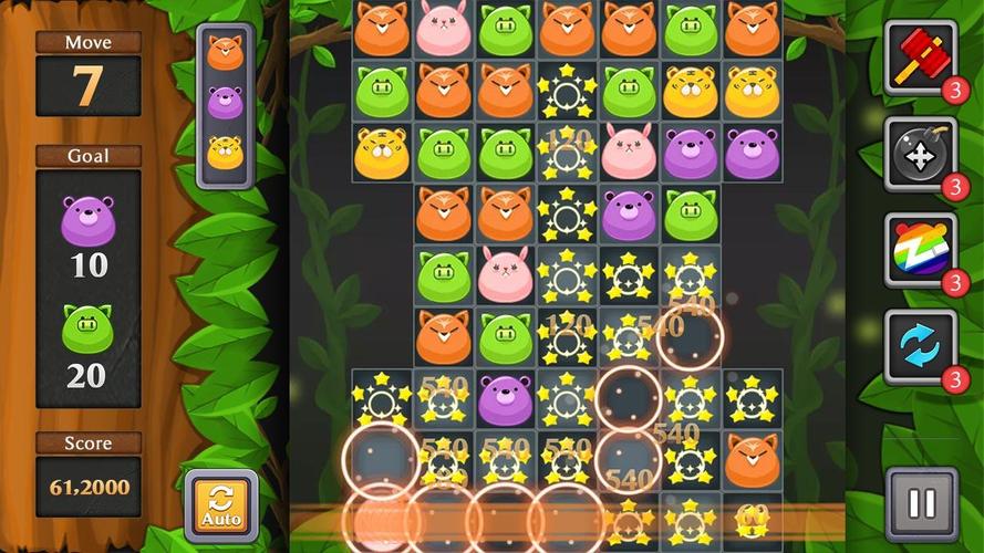 Jungle Match Puzzle Schermafbeelding 1