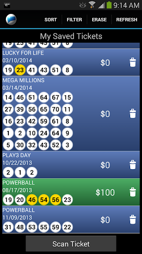 Connecticut Lottery Scanner 螢幕截圖 0