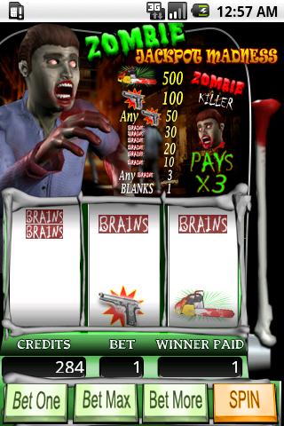 Zombie Jackpot Madness Schermafbeelding 0
