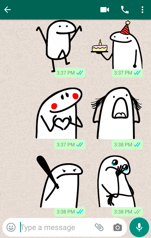Flork memes stickers WASticker 螢幕截圖 0