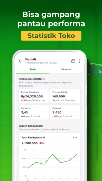 Tokopedia Seller Schermafbeelding 3