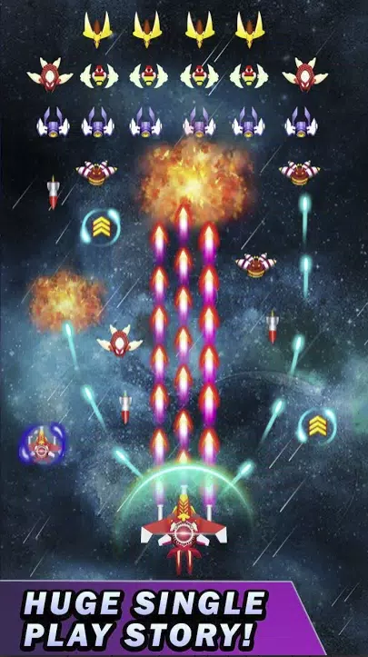 Galaxy Shooter Alien Attack Ekran Görüntüsü 0