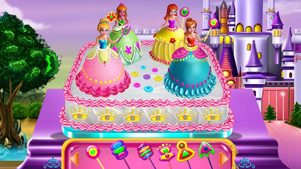 Princesses Cake Cooking Screenshot 1