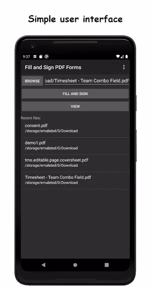 Fill and Sign PDF Forms スクリーンショット 0
