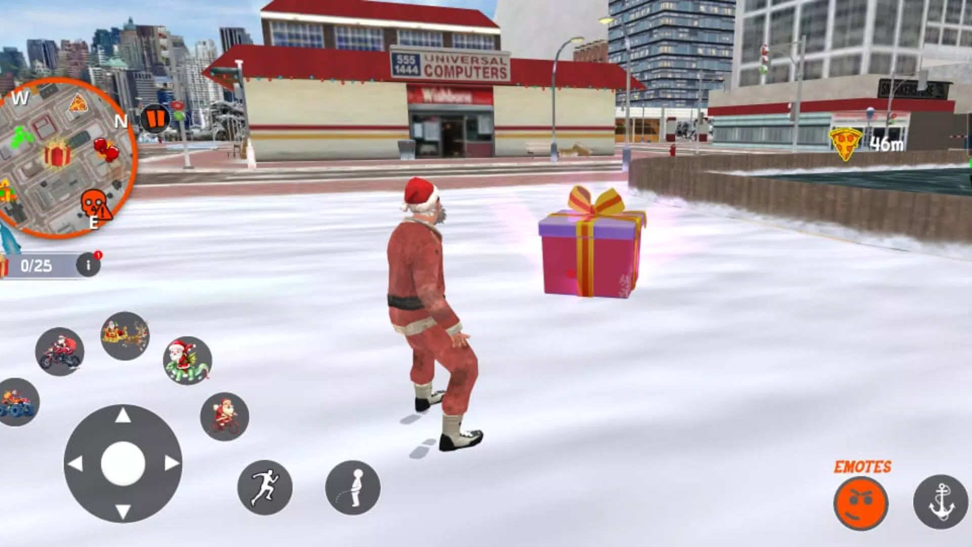 Gangster Santa Openworld Game Schermafbeelding 2