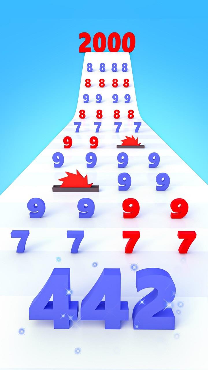 Number Run & Merge Master Game Ảnh chụp màn hình 1