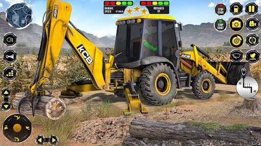 Heavy Excavator JCB Games 螢幕截圖 1