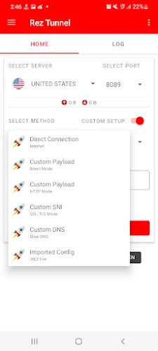 Rez Tunnel  VPN Tangkapan skrin 0