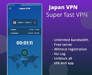 Japan VPN - Use Japan Proxy Ip Ekran Görüntüsü 0