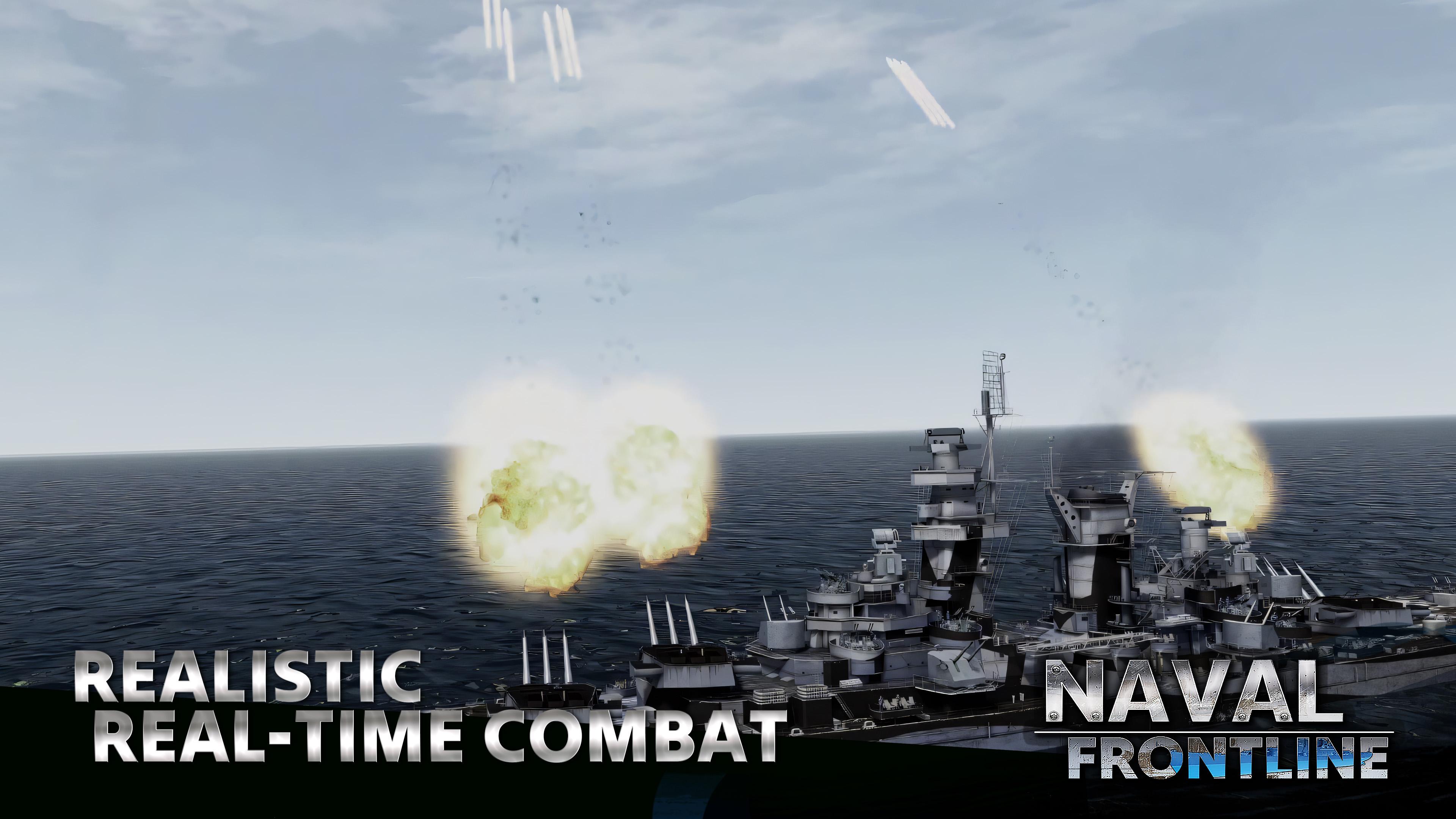 Naval Frontline: Warships WW2 螢幕截圖 2