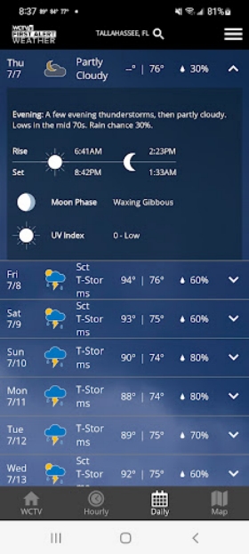 WCTV First Alert Weather スクリーンショット 2