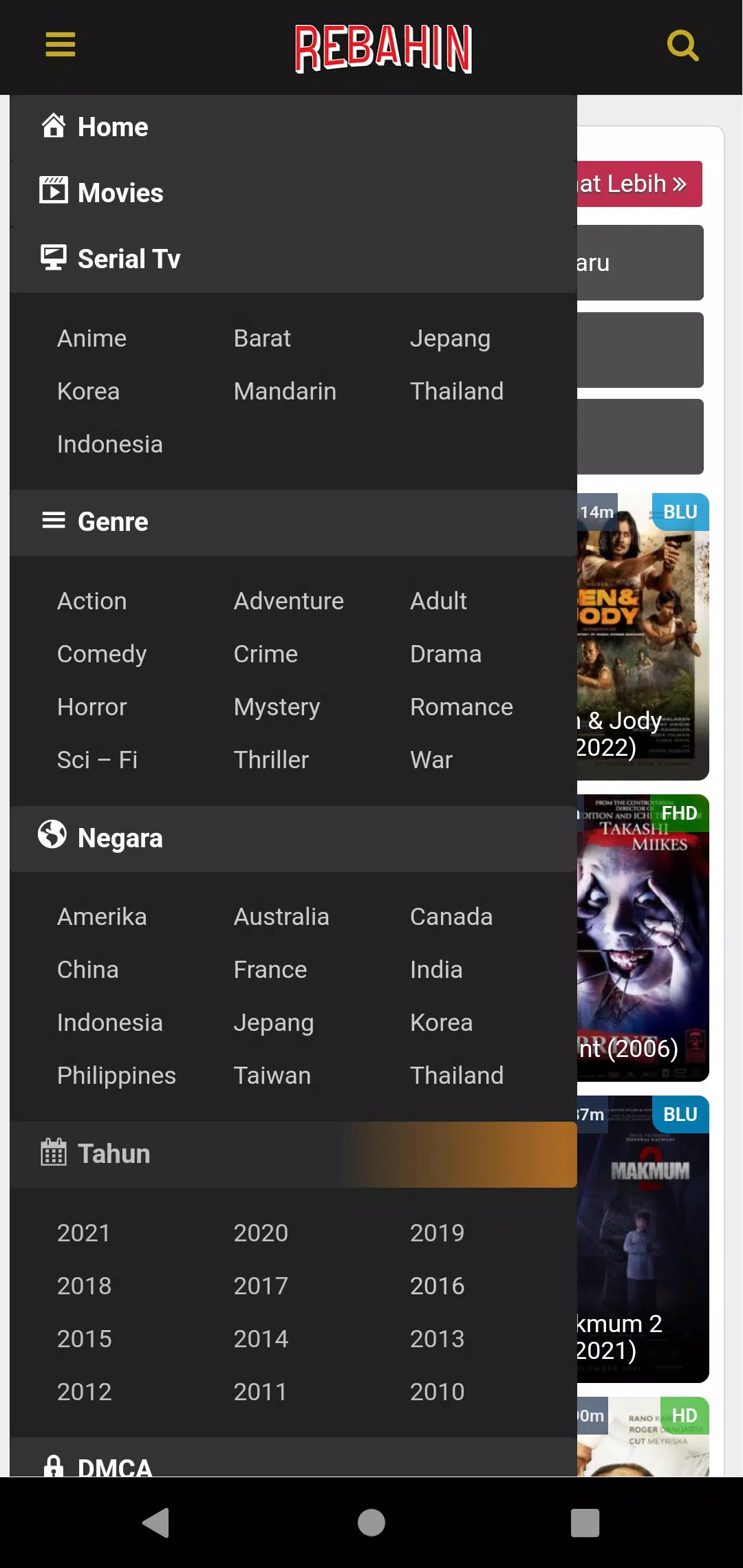 REBAHIN Tangkapan skrin 1
