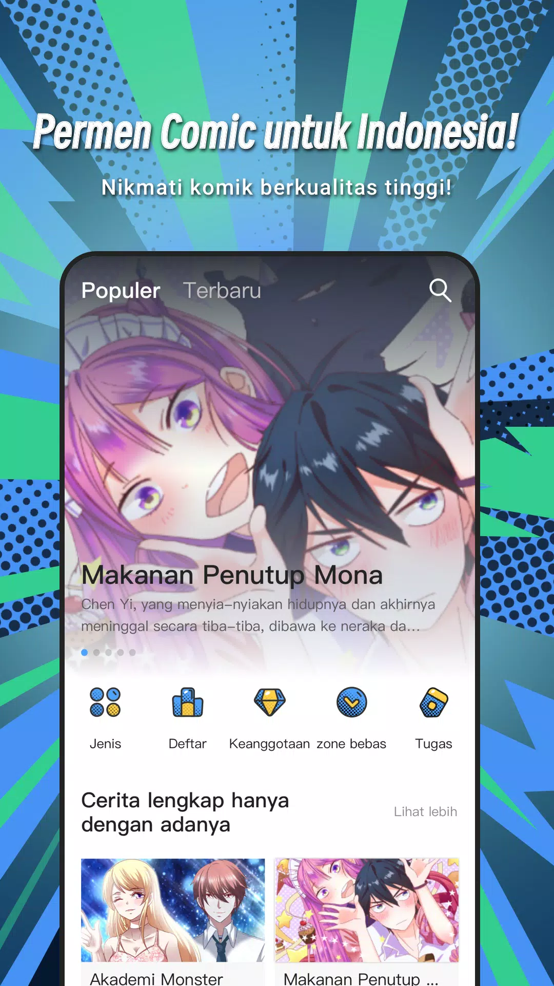 Permen Comic for Indonesia Ảnh chụp màn hình 0