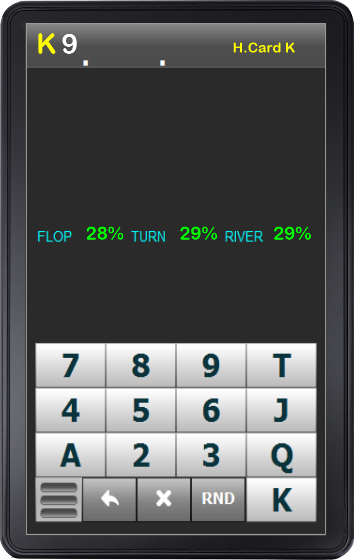 Rocker Poker Calculator II Free Скриншот 1
