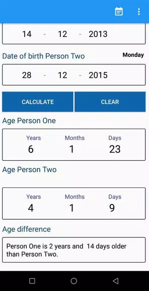 Age Calculator Captura de pantalla 1