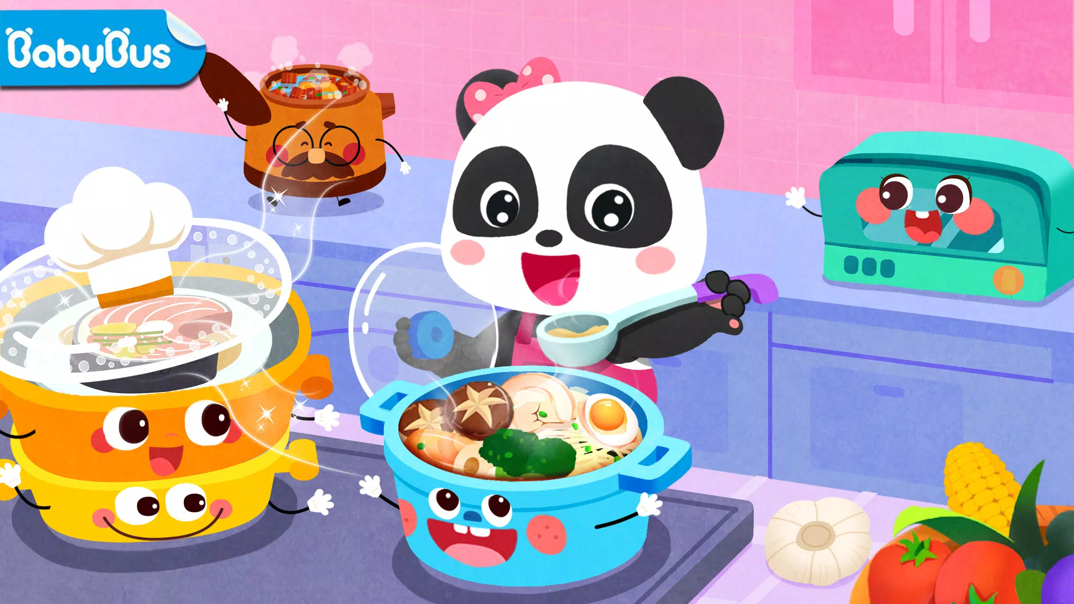 Baby Panda's Kitchen Party Schermafbeelding 0