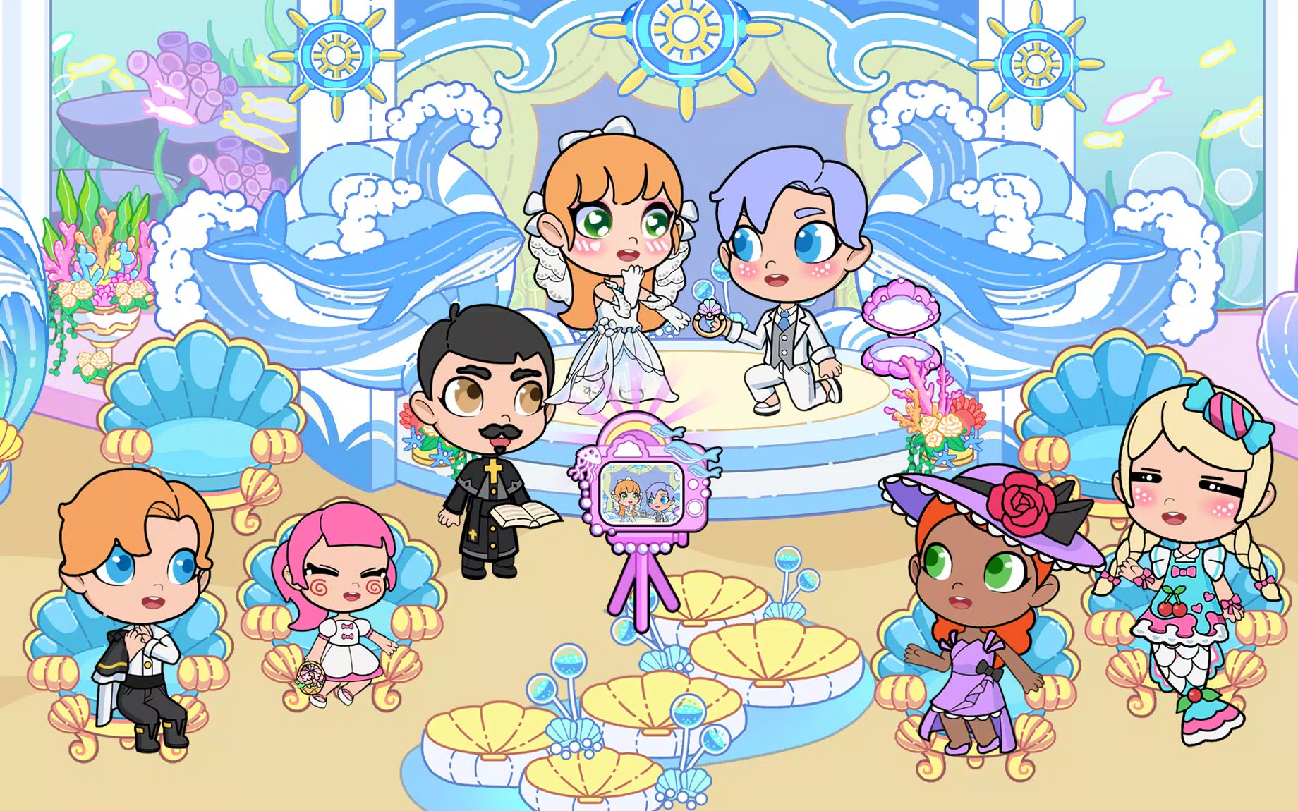 Mermaid Wedding World 螢幕截圖 0