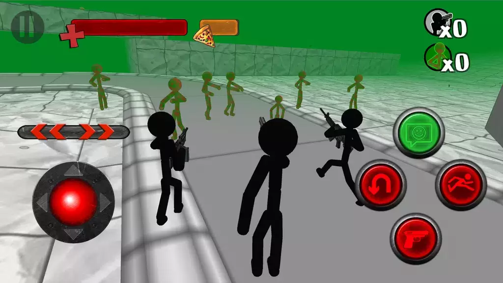 Stickman Zombie 3D スクリーンショット 2