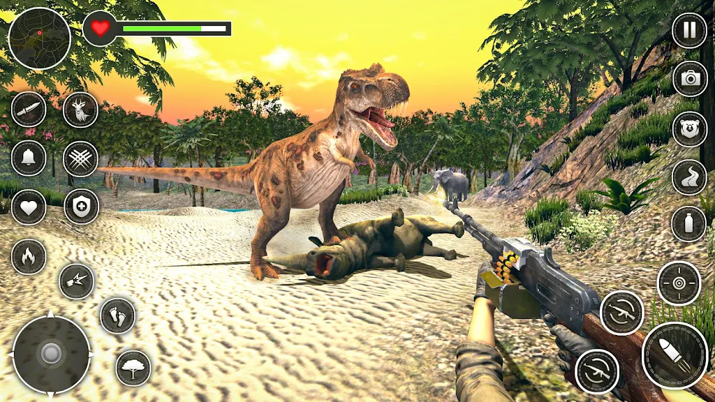 Dinosaur Hunter 3D Game Captura de tela 2