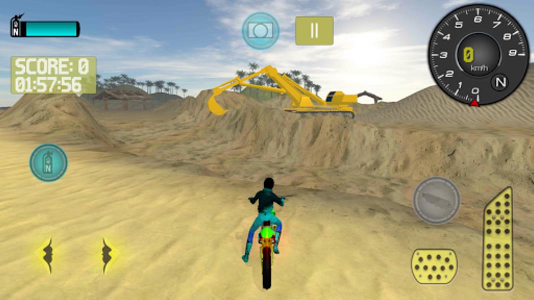 Motocross Desert Simulator 螢幕截圖 1