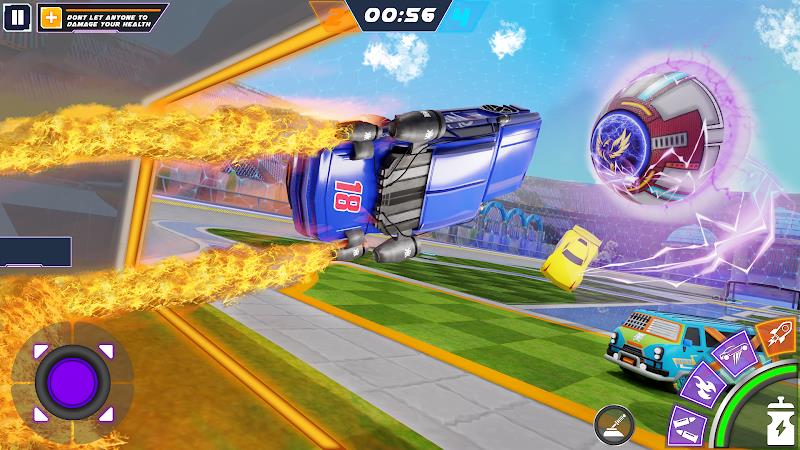 Rocket Car: Car Ball Games Schermafbeelding 2