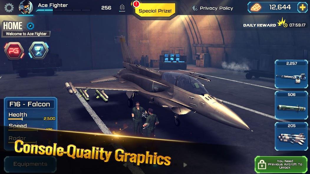 Ace Fighter: Modern Air Combat Mod Ảnh chụp màn hình 1