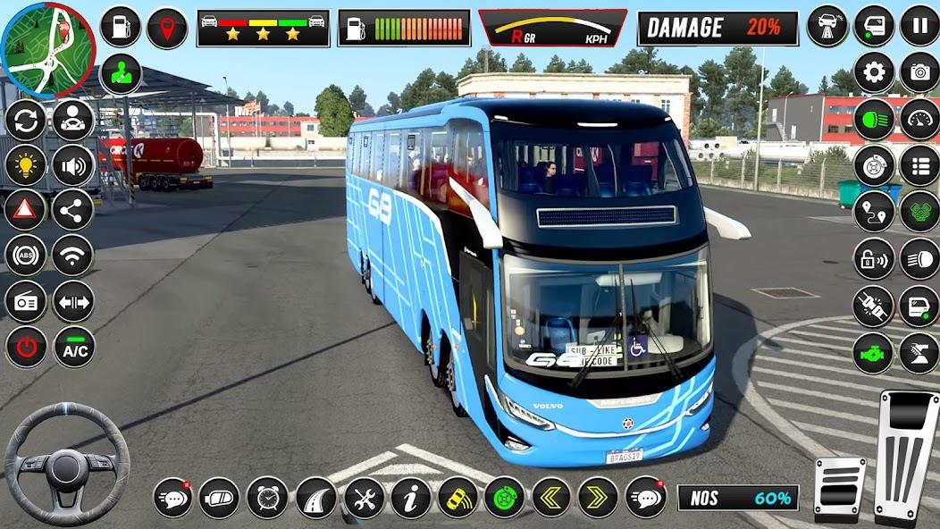 Coach Bus Driving- Bus Game Mod ภาพหน้าจอ 1