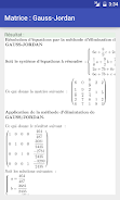 Matrice : Gauss-Jordan 螢幕截圖 2