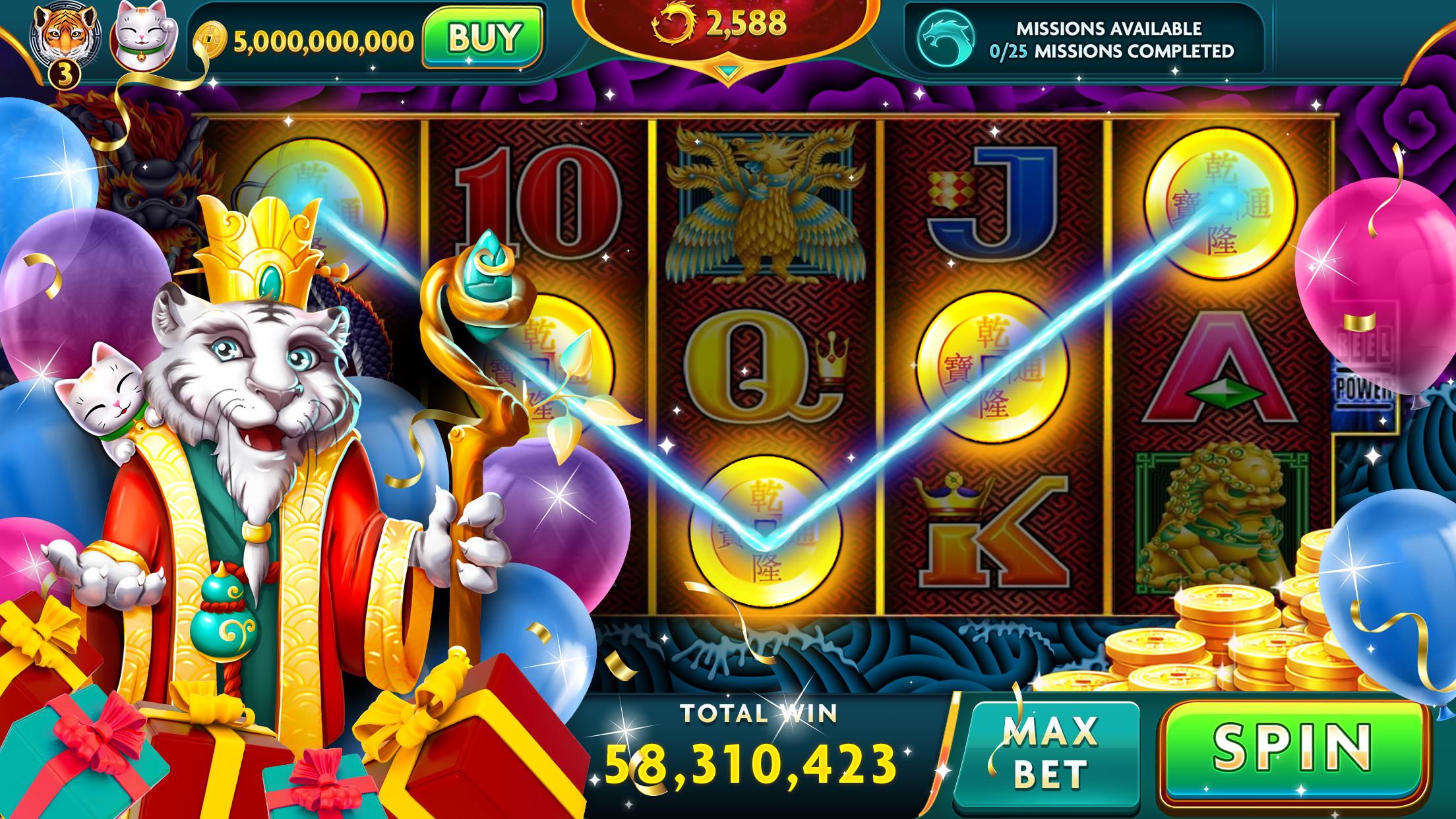 Mighty Fu Casino - Slots Game Screenshot 2