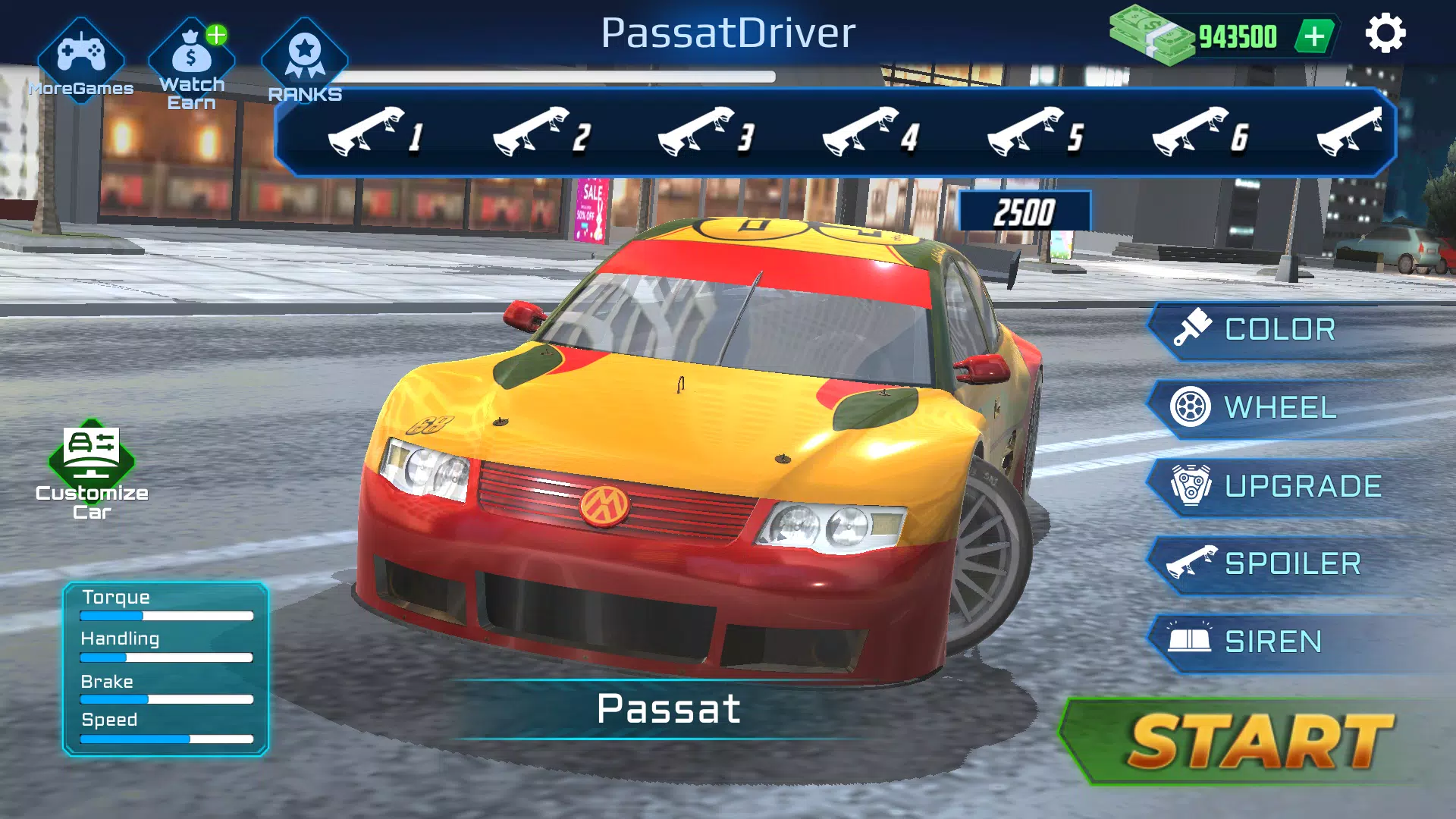 Schermata Passat High-Speed Traffic Race 3
