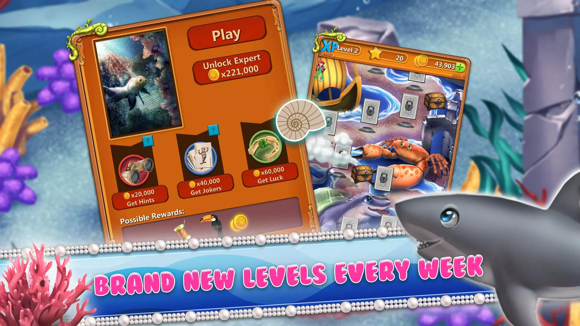 Solitaire Titan Adventure – Lo スクリーンショット 1