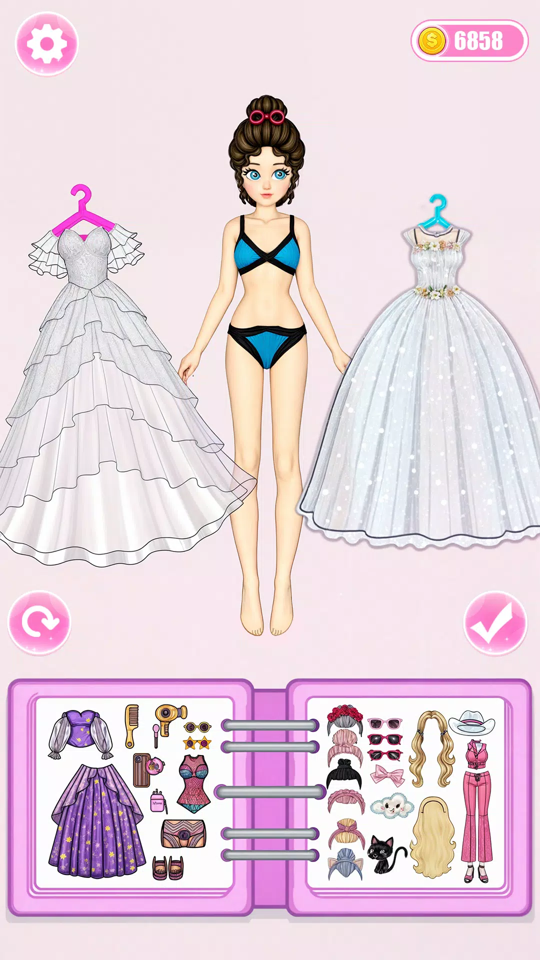 Paper Doll: Dress Up DIY Game 스크린샷 1