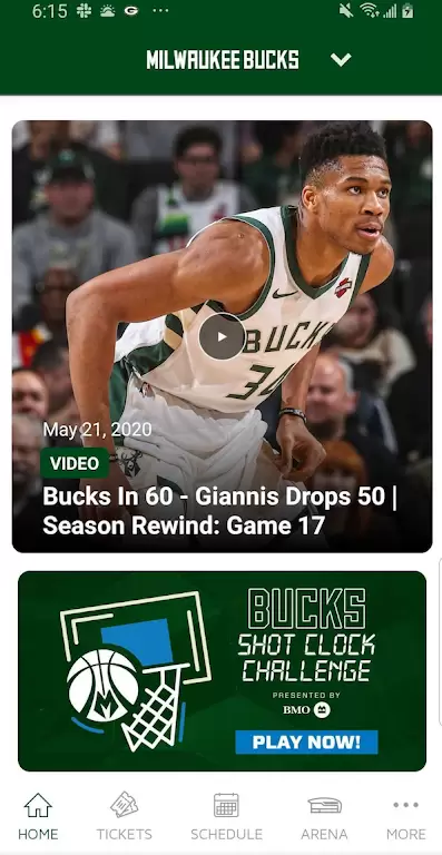 Bucks & Fiserv Forum App स्क्रीनशॉट 0