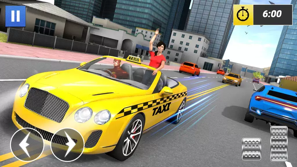 Superhero Car Games Taxi Games স্ক্রিনশট 1