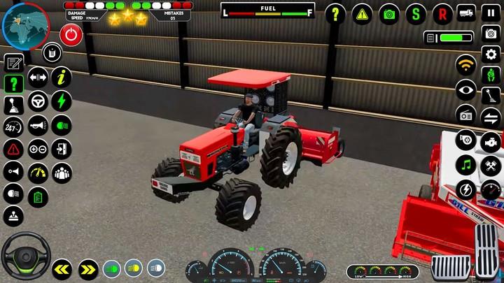 Tractor Farming Tractor Games Schermafbeelding 1