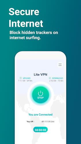 Lite VPN - Secure VPN Proxy ภาพหน้าจอ 0