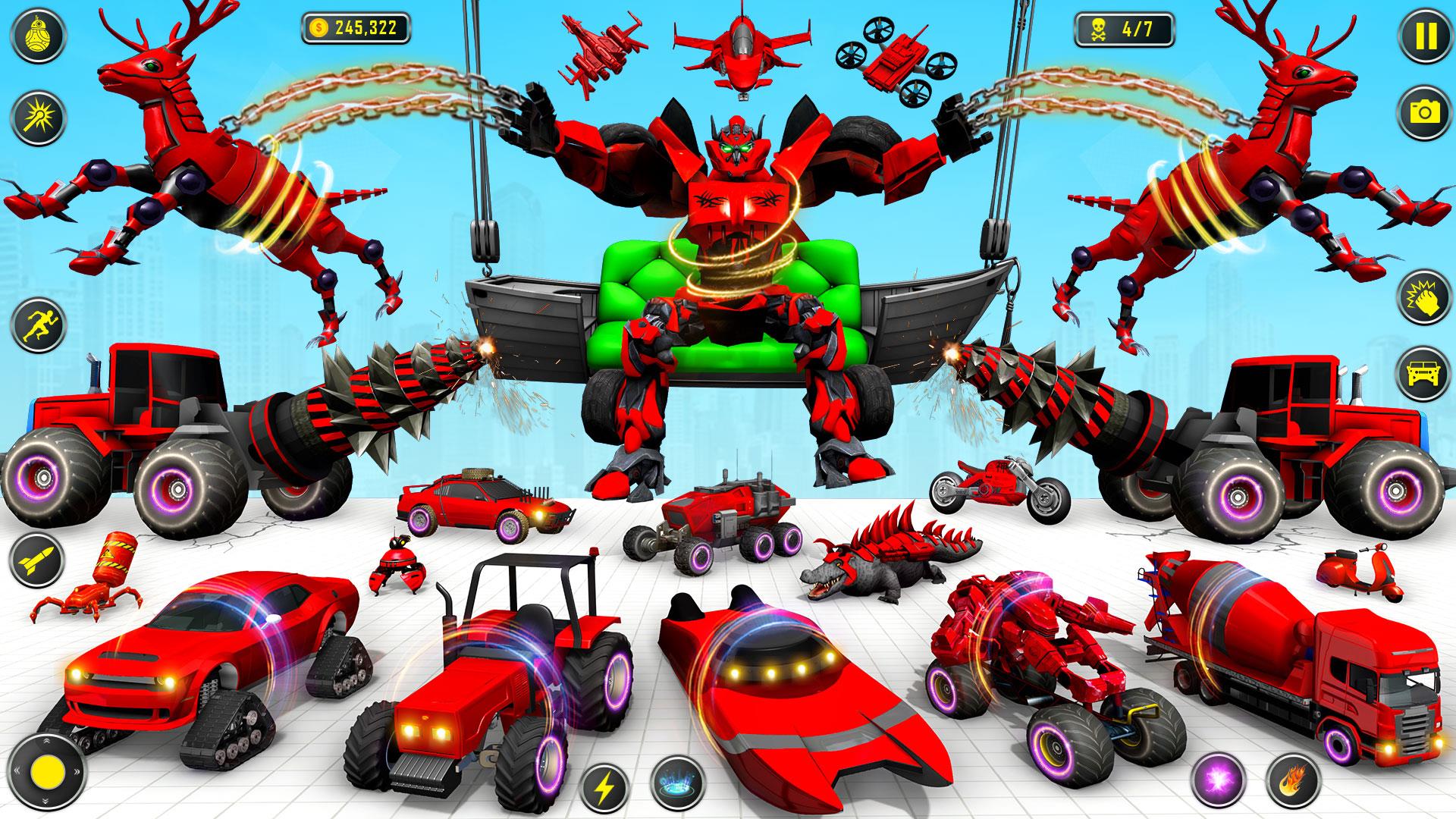 Deer Robot Car Game-Robot Game Ảnh chụp màn hình 1