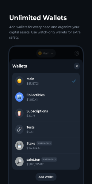 Tonkeeper-TON Wallet ဖန်သားပြင်ဓာတ်ပုံ 2