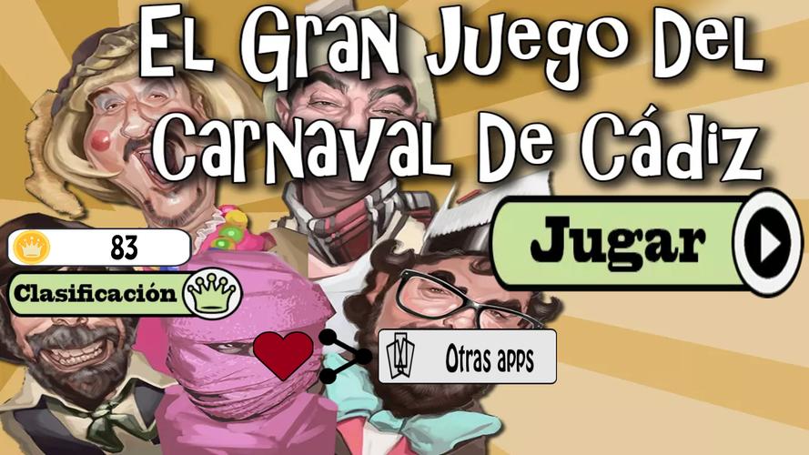 El juego del Carnaval de Cádiz Captura de tela 0