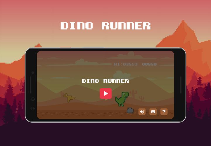 Dino - desert runner ဖန်သားပြင်ဓာတ်ပုံ 0