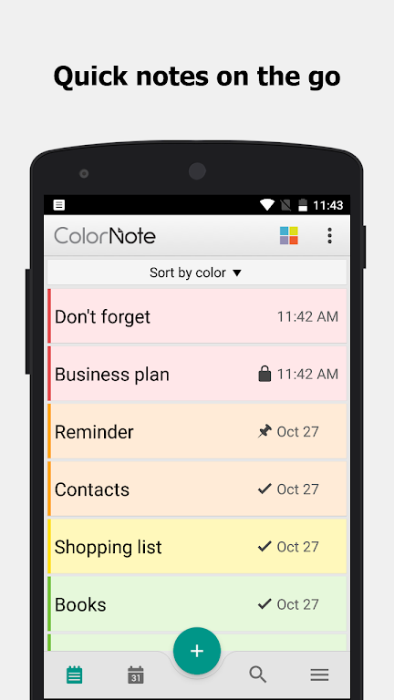 ColorNote Notepad Notizen Screenshot 0