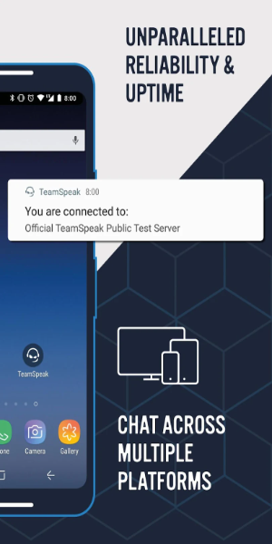TeamSpeak 3 - Voice Chat ဖန်သားပြင်ဓာတ်ပုံ 2