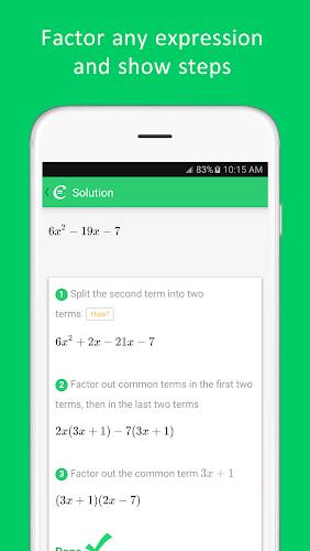 Cymath - Math Problem Solver স্ক্রিনশট 3
