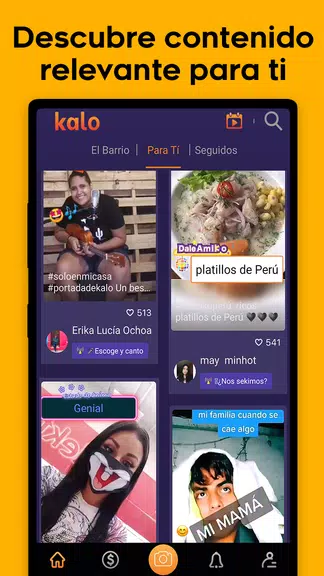 Kalo Videos - Red Social de Latinos Schermafbeelding 0